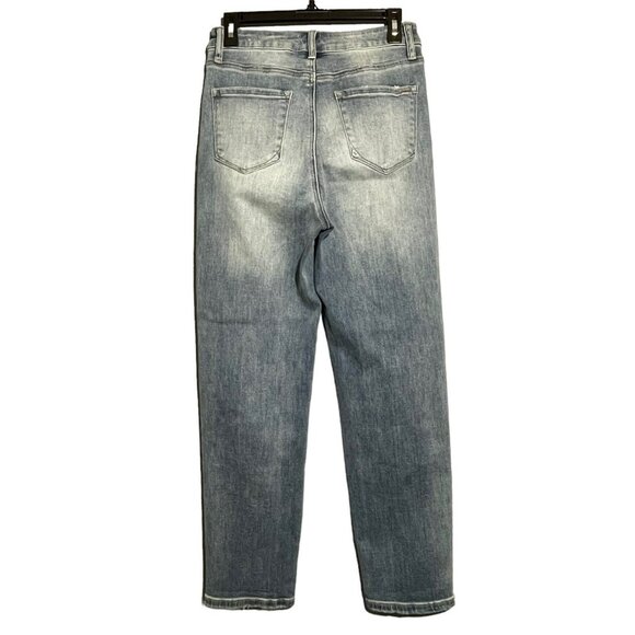 Insane Gene Mom Jeans Women Size 7 W27 High Rise Retro Relaxed Distressed Wide - Picture 2 of 10